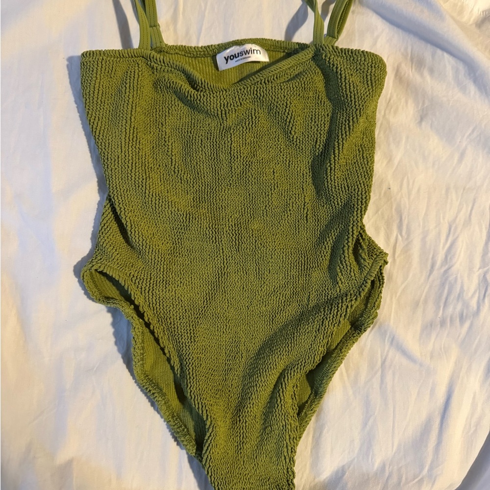 Youswim Green Bodysuit One Piece Swimsuit